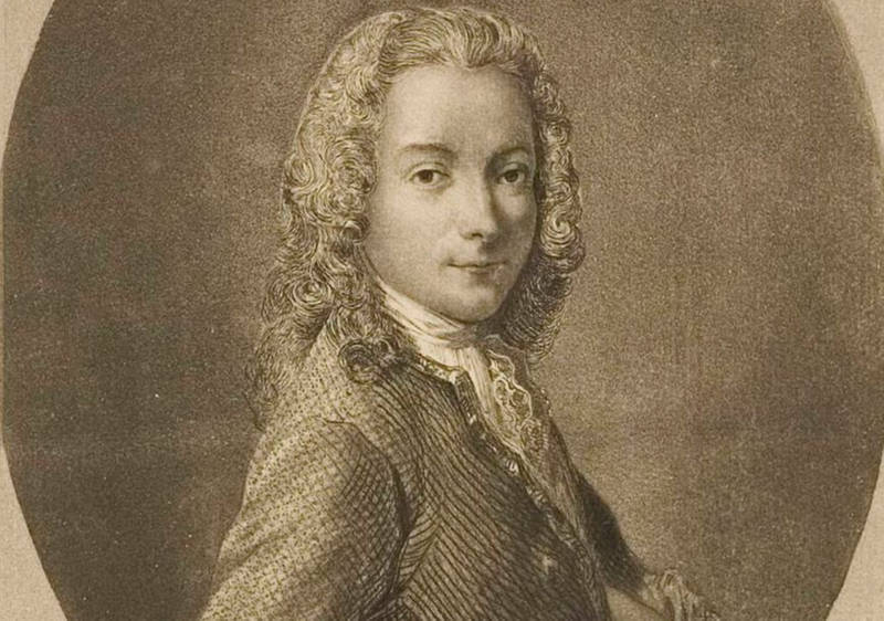 Voltaire à 20 ans, en 1714 (Largillière)