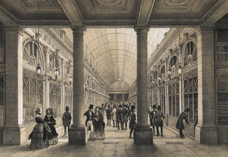 Galerie d'Orléans, Palais Royal, XIXe s