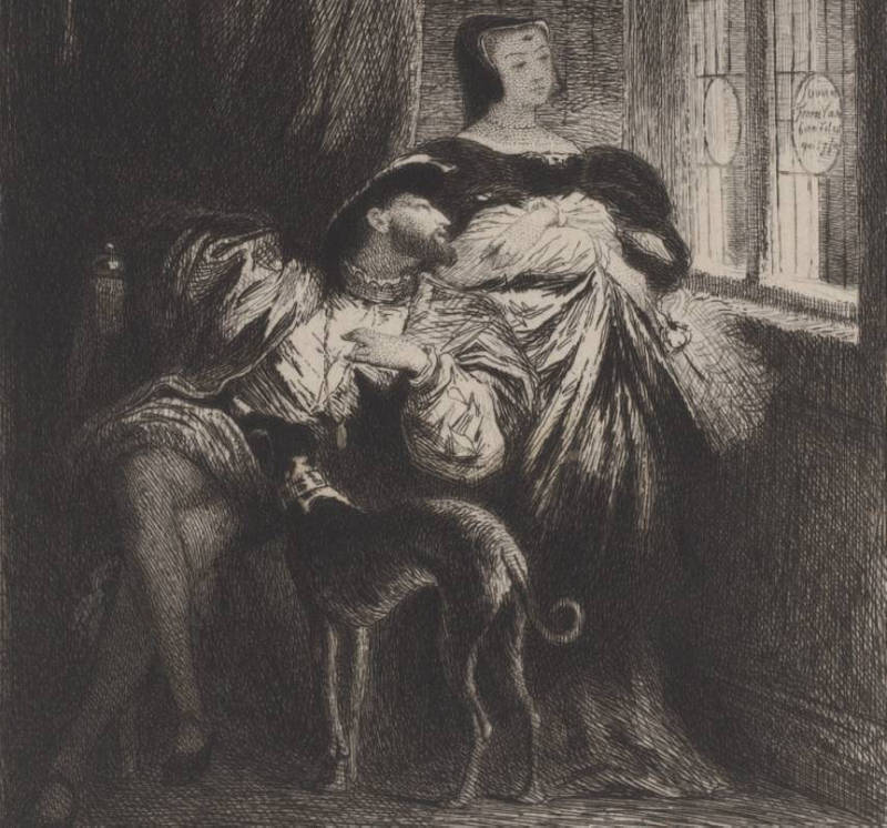 François Ier et Marguerite d'Angoulême (Léopold Flameng, 1869)