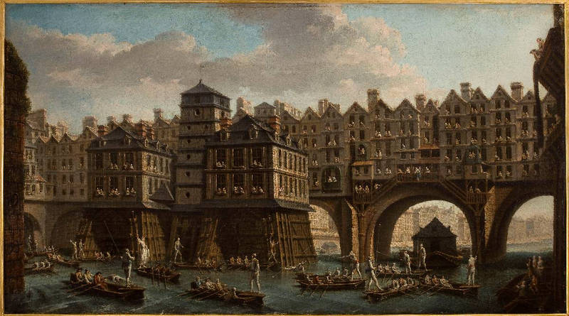 Pont Notre-Dame (N. Raguenet, 1751)