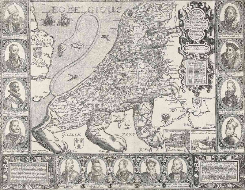 Carte des Pays-Bas (1598)