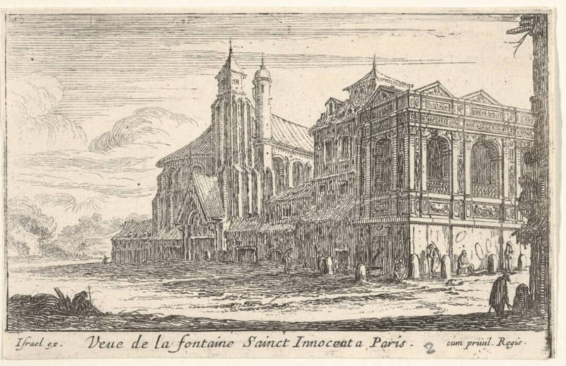Eglise et fontaine des Innocents ( I. Silvestre, 17e s)