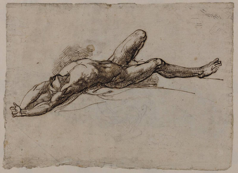Etude pour le Radeau de la Méduse (T. Géricault, 1818)