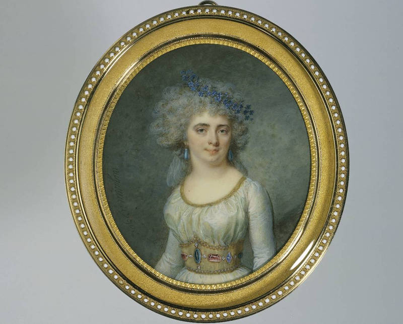 Mlle Raucourt (J.-B. Augustin, 1790)