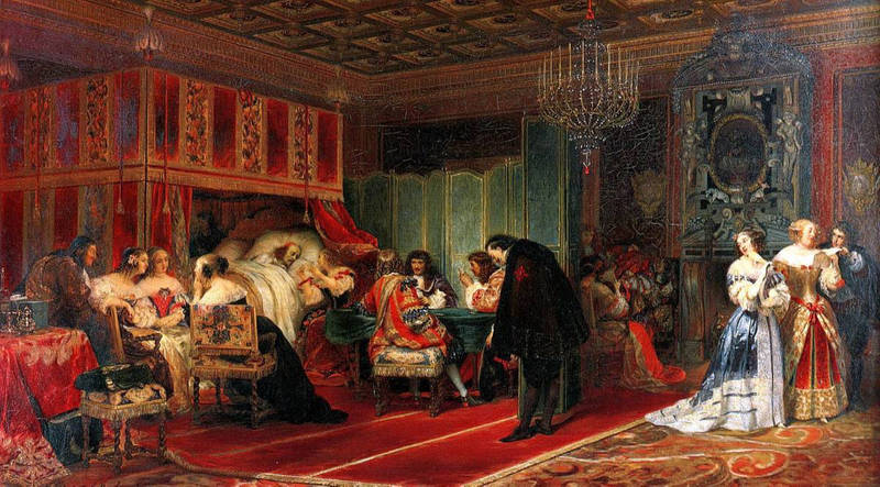 Mazarin mourant (Delaroche, 1830)