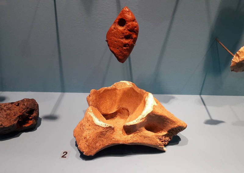 Godet à pigments de La Quina (Charente), Institut de paléontologie humaine