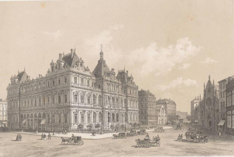 Bourse de Lyon (fin du XIXe s)