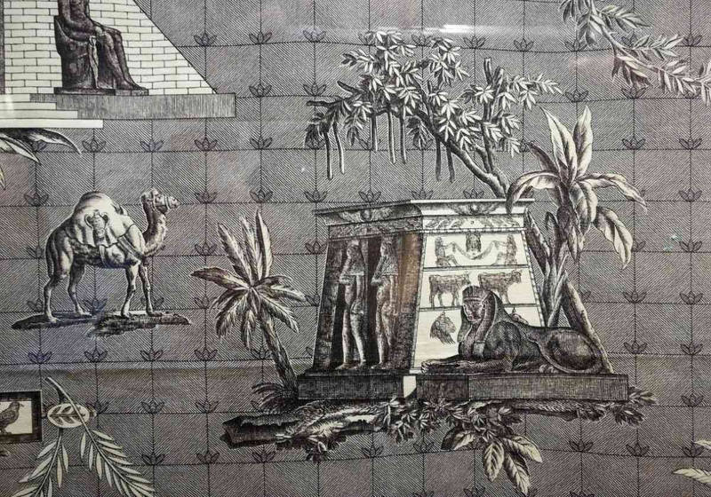 Motif Monuments d'Egypte (Oberkampf, 1808)
