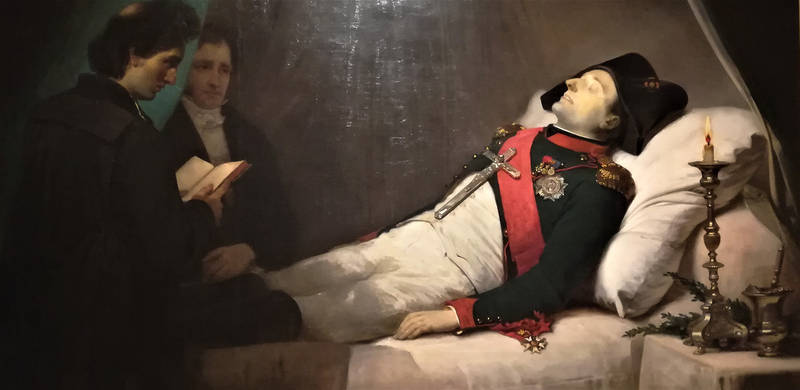 Napoléon sur son lit de mort