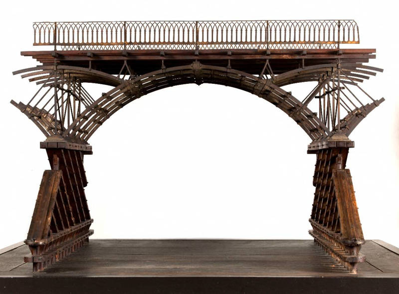 Modèle d'une arche du pont des Arts