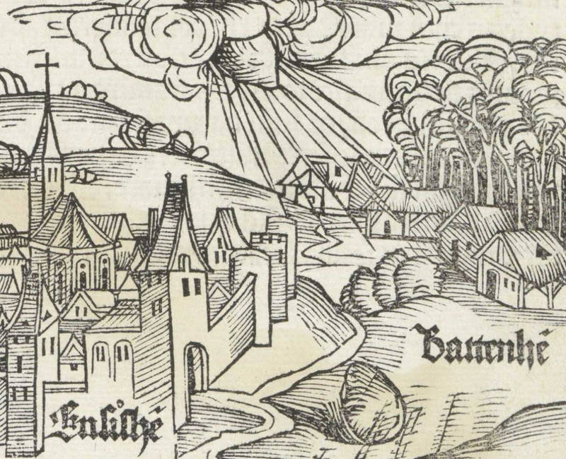 La météorite d'Ensisheim (M. Wolgemut, 1493)