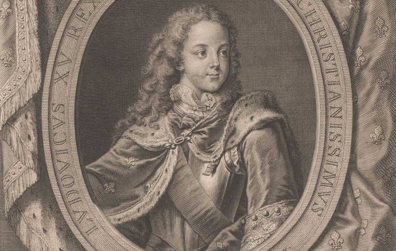 Louis XV enfant d'après Rigaud