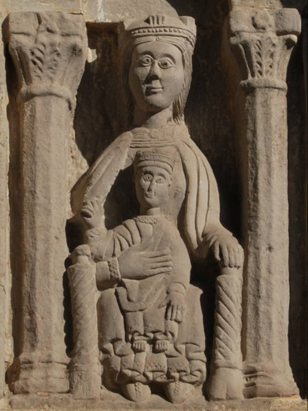 La Vierge à l'Enfant du XIIe s