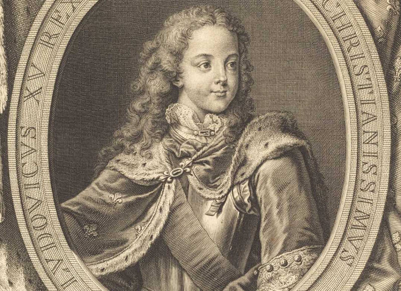 Louis XV, vers 1720