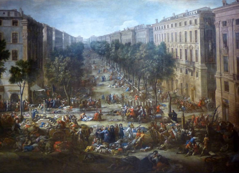 La peste à Marseille (Michel Serre, 1721)