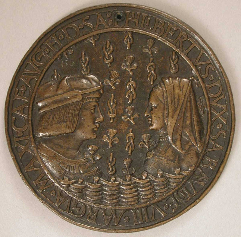 Médaille de Philibert de Savoie et Marguerite d'Autriche
