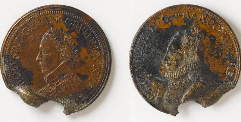 Médaille de Charles et Elisabeth (G. Pilon, 1572)