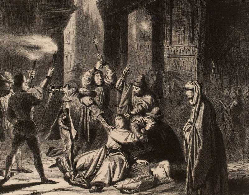 Mort du duc d'Orléans (Boulanger, 1833) 