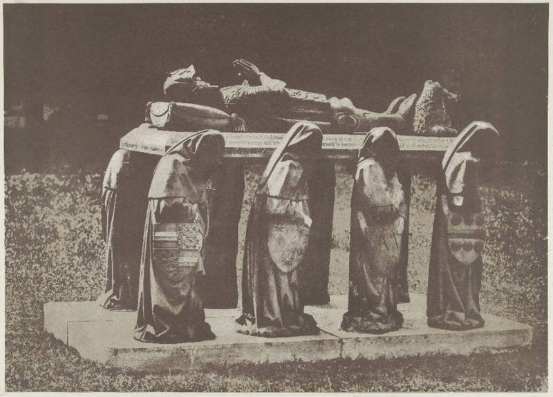 Le tombeau vers 1860 à Dijon