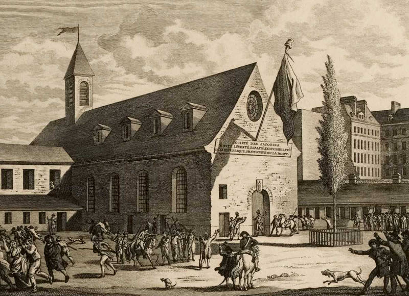 Couvent des Jacobins de Paris en 1794