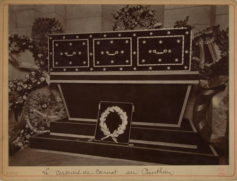 Cercueil de Carnot au Panthéon