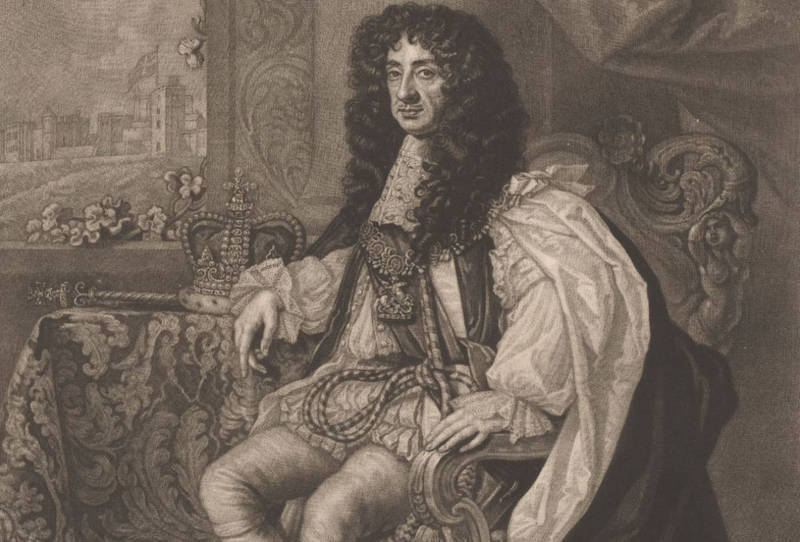 Charles II d'après P. Lely