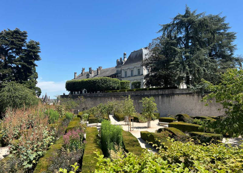 Jardins actuels du château de Blois